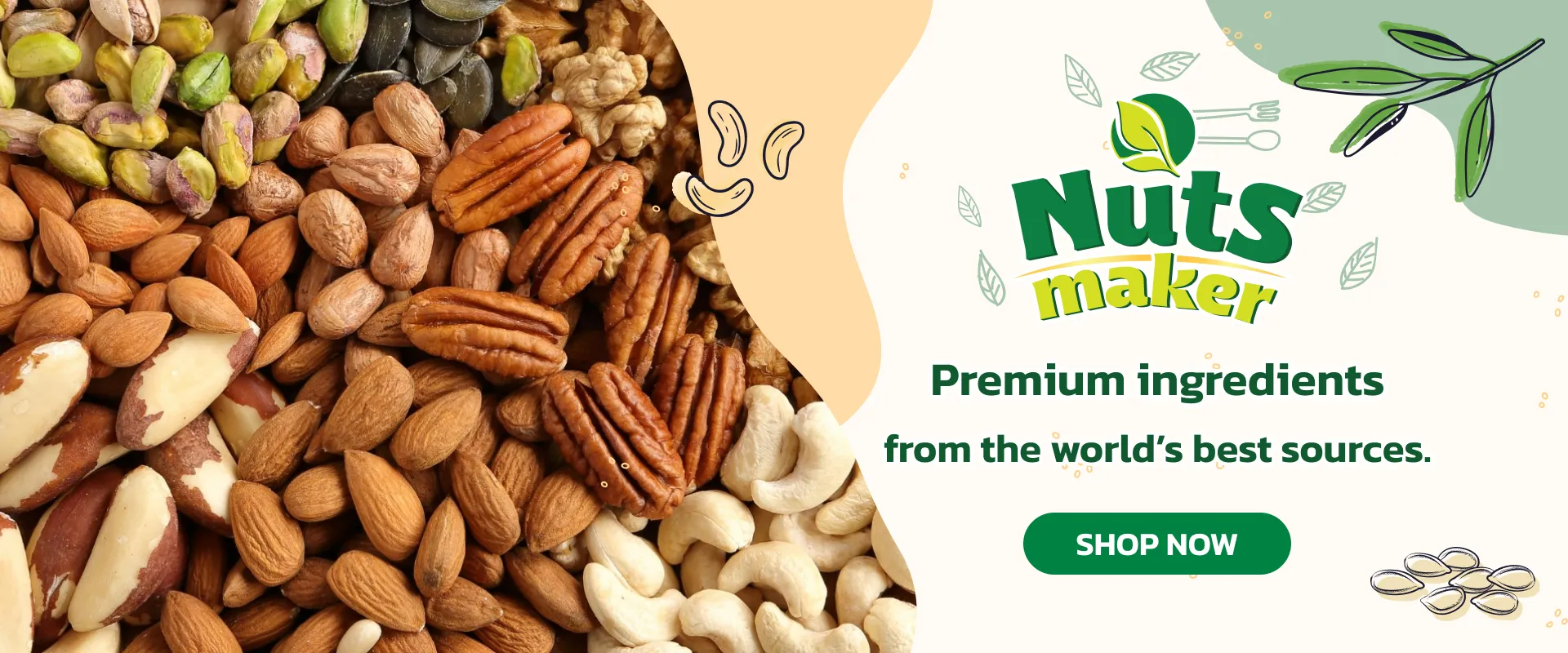 nutsmaker | Premium Cashews, Almonds & Chia Seeds Supplier