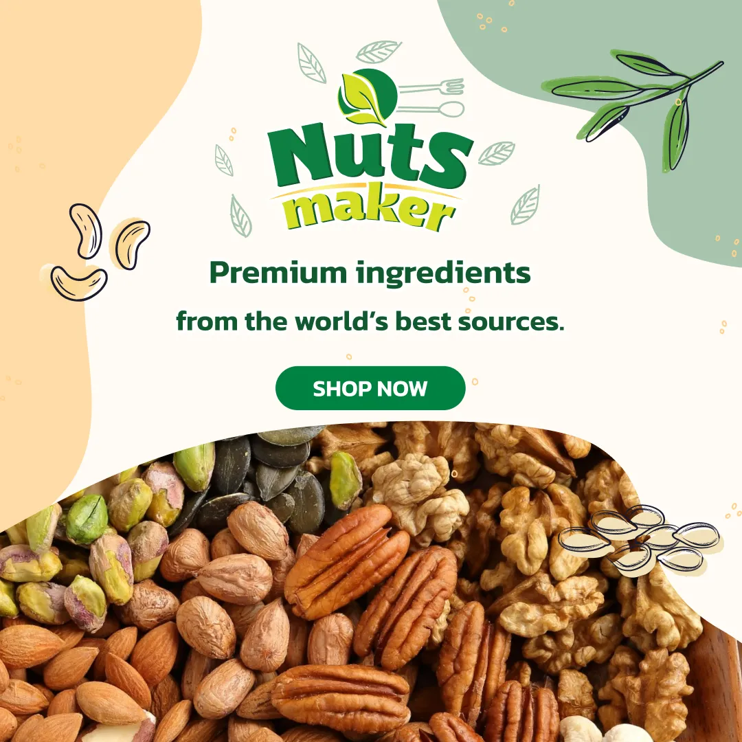nutsmaker | Premium Cashews, Almonds & Chia Seeds Supplier